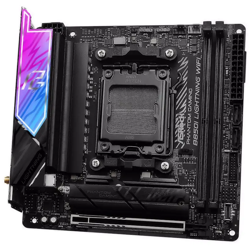 Montaje Placa Base ASRock B850I Lightning WIFI La Moraleja Informático La Moraleja - Montaje Placa Base ASRock B850I Lightning WIFI La Moraleja