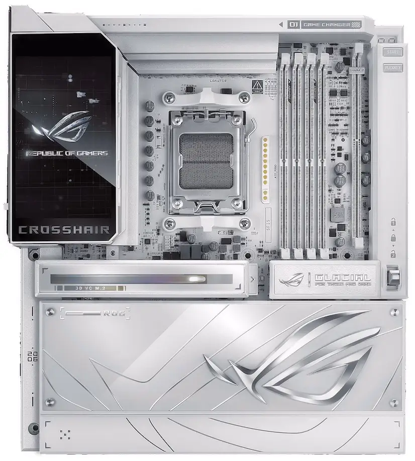 Montaje Placa Base ASUS ROG CROSSHAIR X870E GLACIAL La Moraleja Informático La Moraleja - Montaje Placa Base ASUS ROG CROSSHAIR X870E GLACIAL La Moraleja