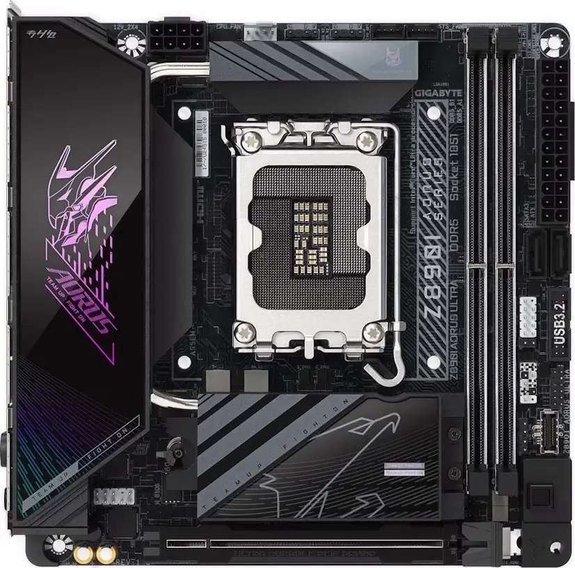 Montaje Placas Base Gigabyte Z890I AORUS ULTRA Gaming PC La Moraleja Montaje Placa Base Gigabyte Z890I AORUS ULTRA Gaming PC La Moraleja